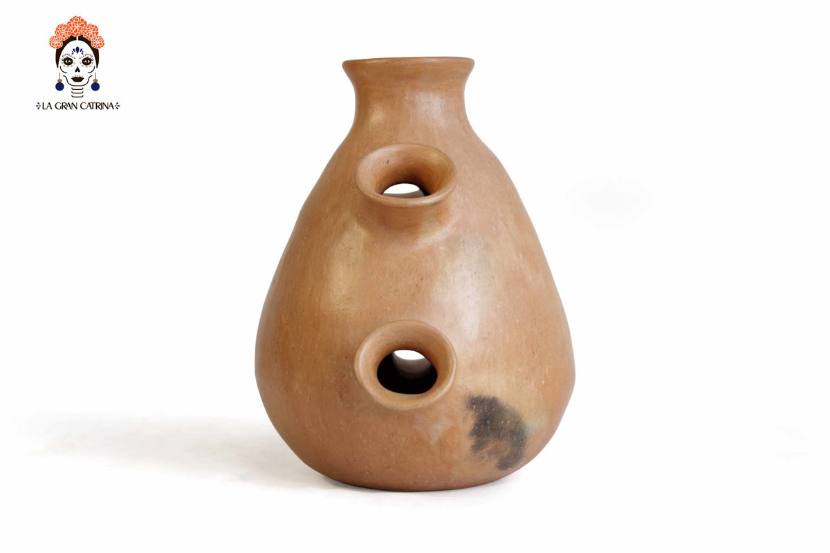 Vasija Mixe Ancestral con 5 bocas - 20 Cm. 7.8 In. Mixe