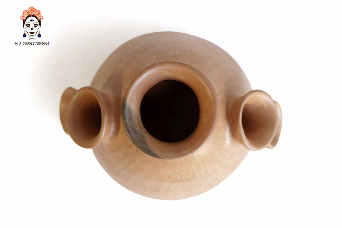 Vasija Mixe Ancestral con 5 bocas - 20 Cm. 7.8 In. Mixe