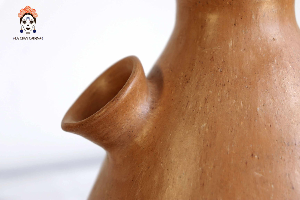 Vasija Mixe Ancestral con 5 bocas - 20 Cm. 7.8 In. Mixe