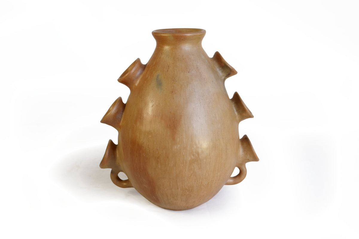 Vasija Mixe Ancestral con 7 bocas - 40 Cm. 15.7 In. Mixe