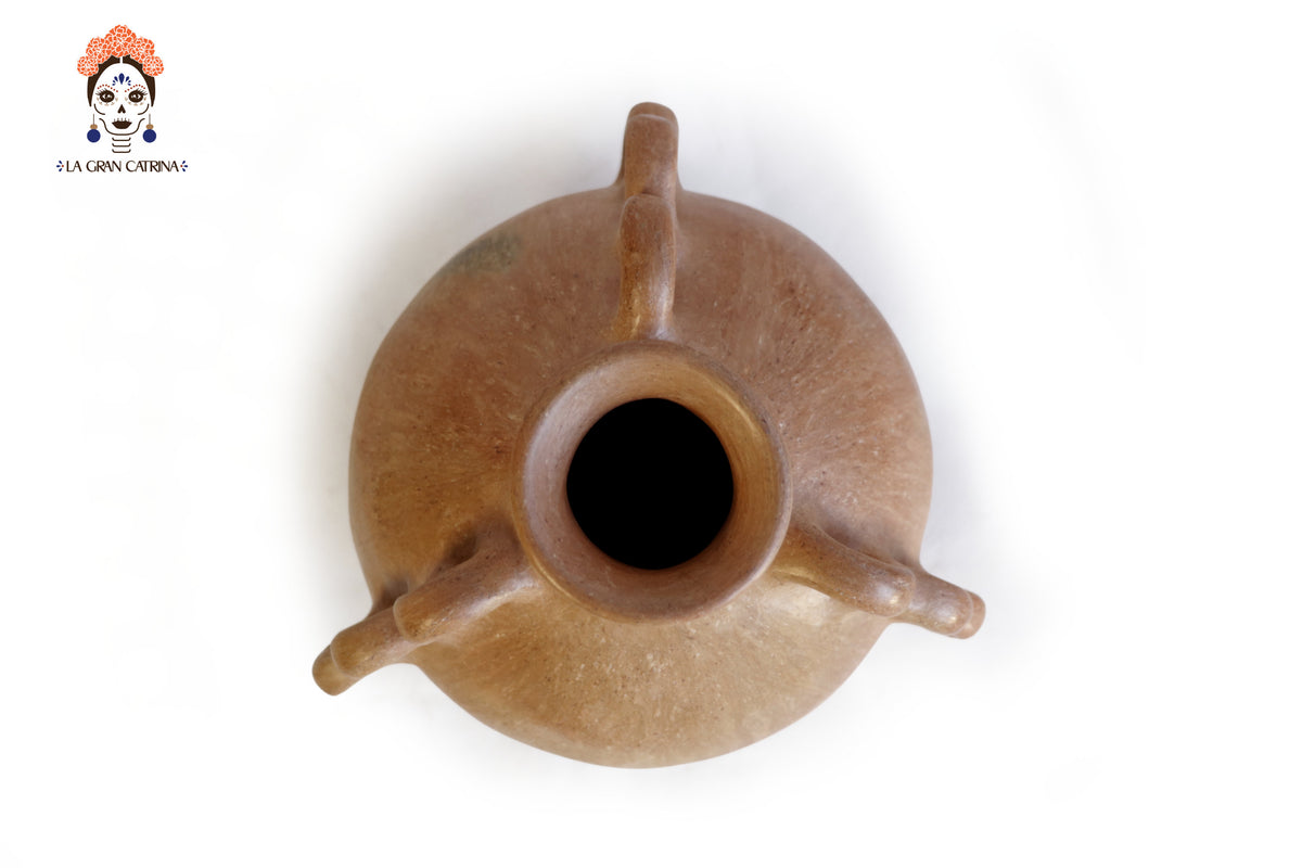 Vasija Mixe Ancestral con 9 asas - 30 Cm. 11.8 In. Mixe