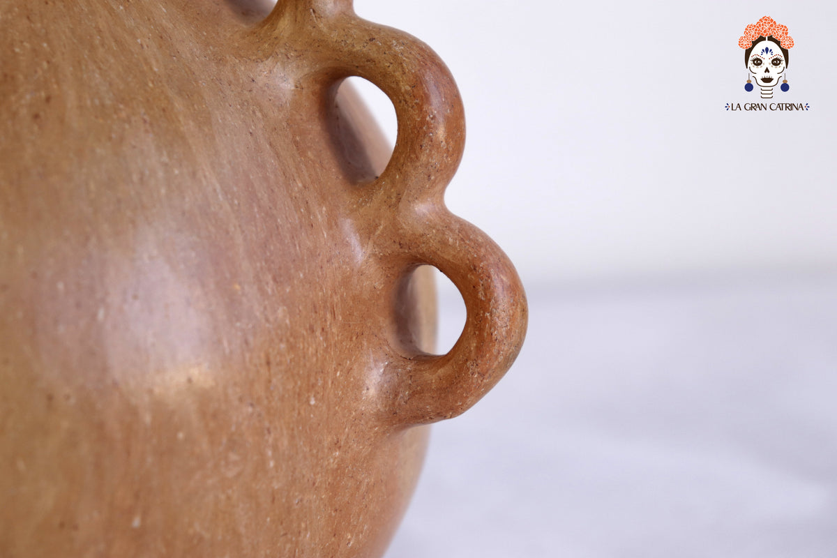 Vasija Mixe Ancestral con 9 asas - 30 Cm. 11.8 In. Mixe