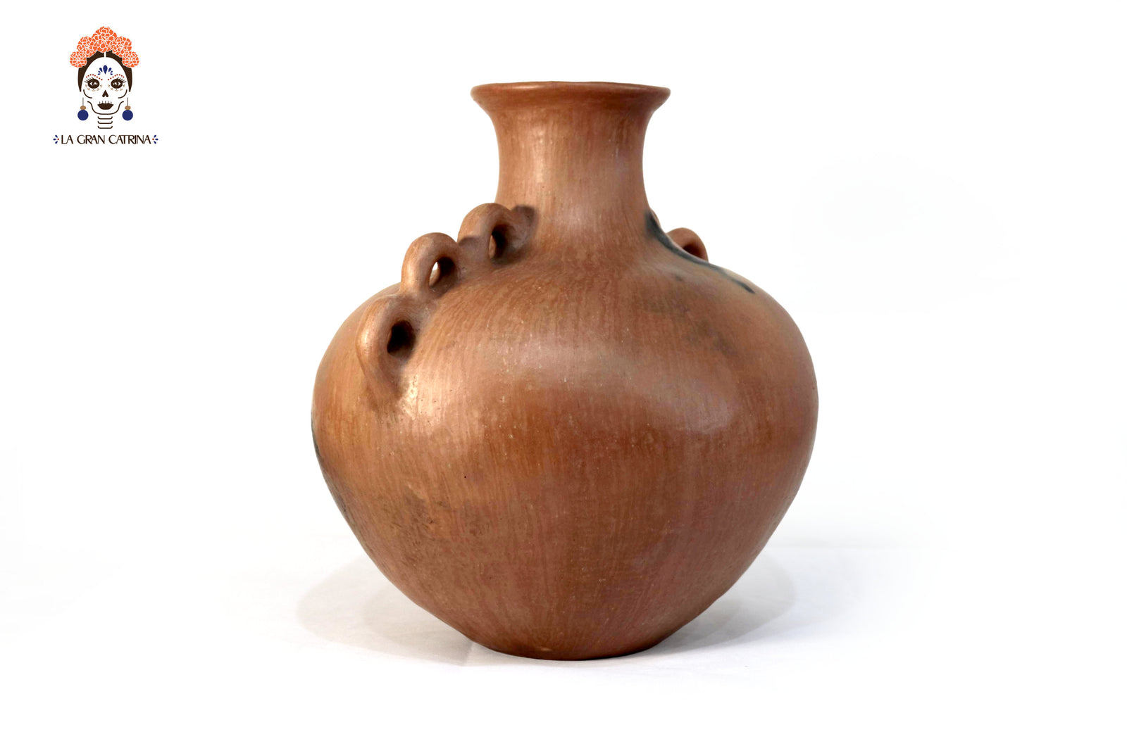 Vasija Mixe Ancestral con 6 asas - 34 Cm. 13.3 In. Mixe