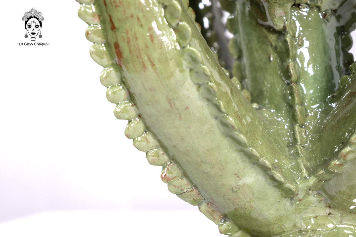 Candelero Nopal Olivo - 44 cm 17.3 in