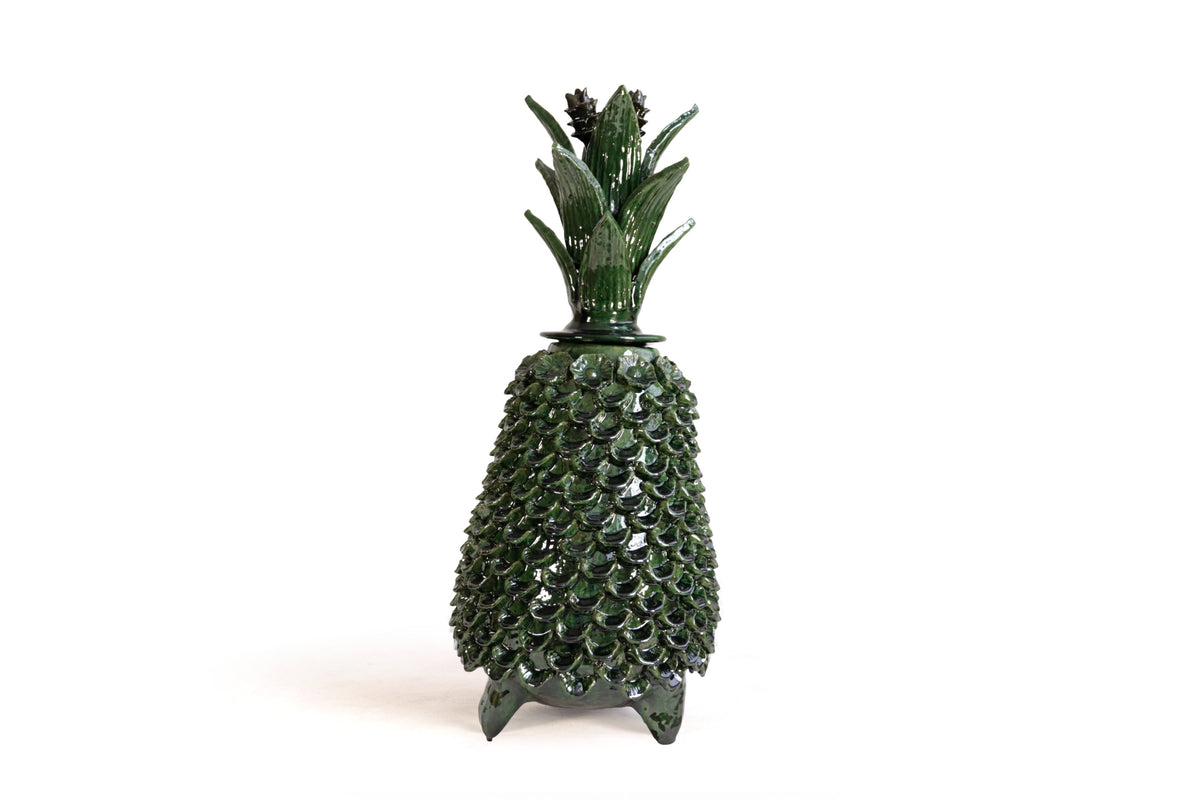 Papaya Michoacana Verde con Pétalos - 55 cm. 22 in. Piña