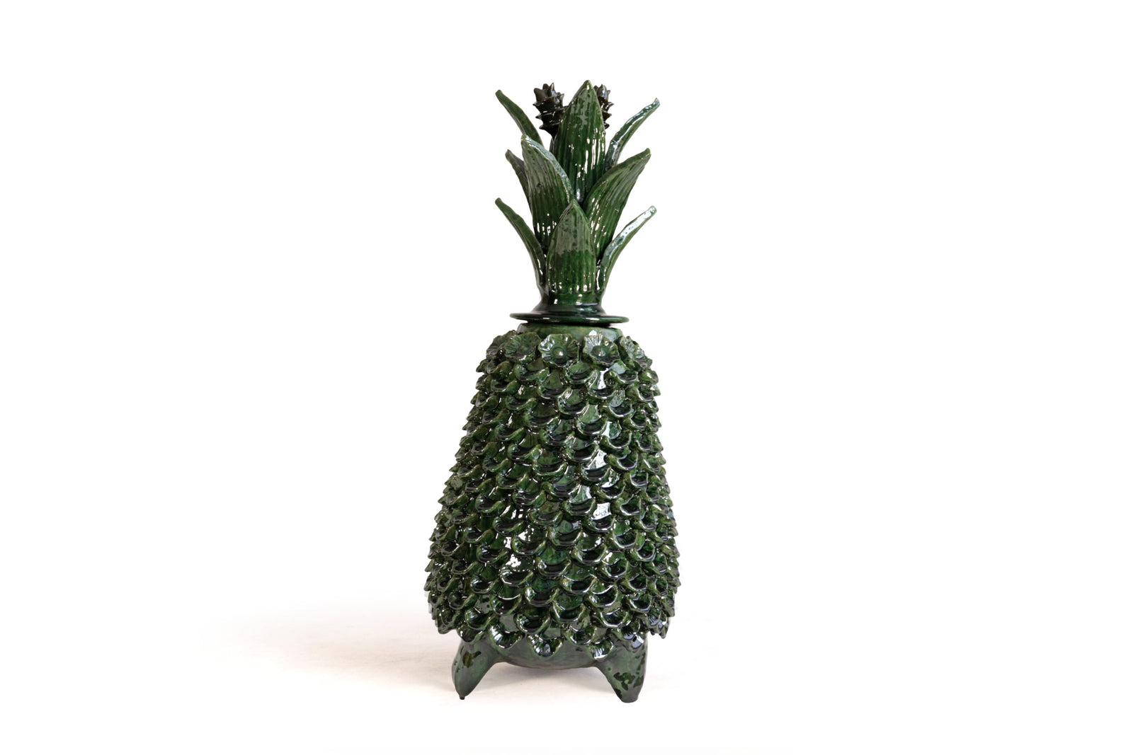 Papaya Michoacana Verde con Pétalos - 55 cm. 22 in. Piña