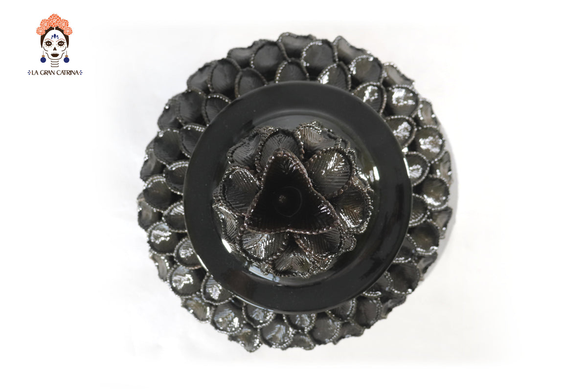 Piña michoacana de barro - Color Verde - 40 cm. 16 in.