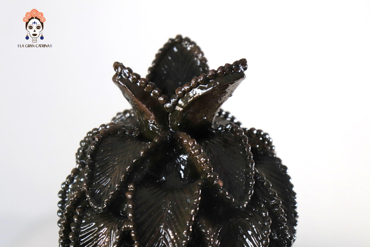 Piña michoacana de barro - Color Verde - 40 cm. 16 in.