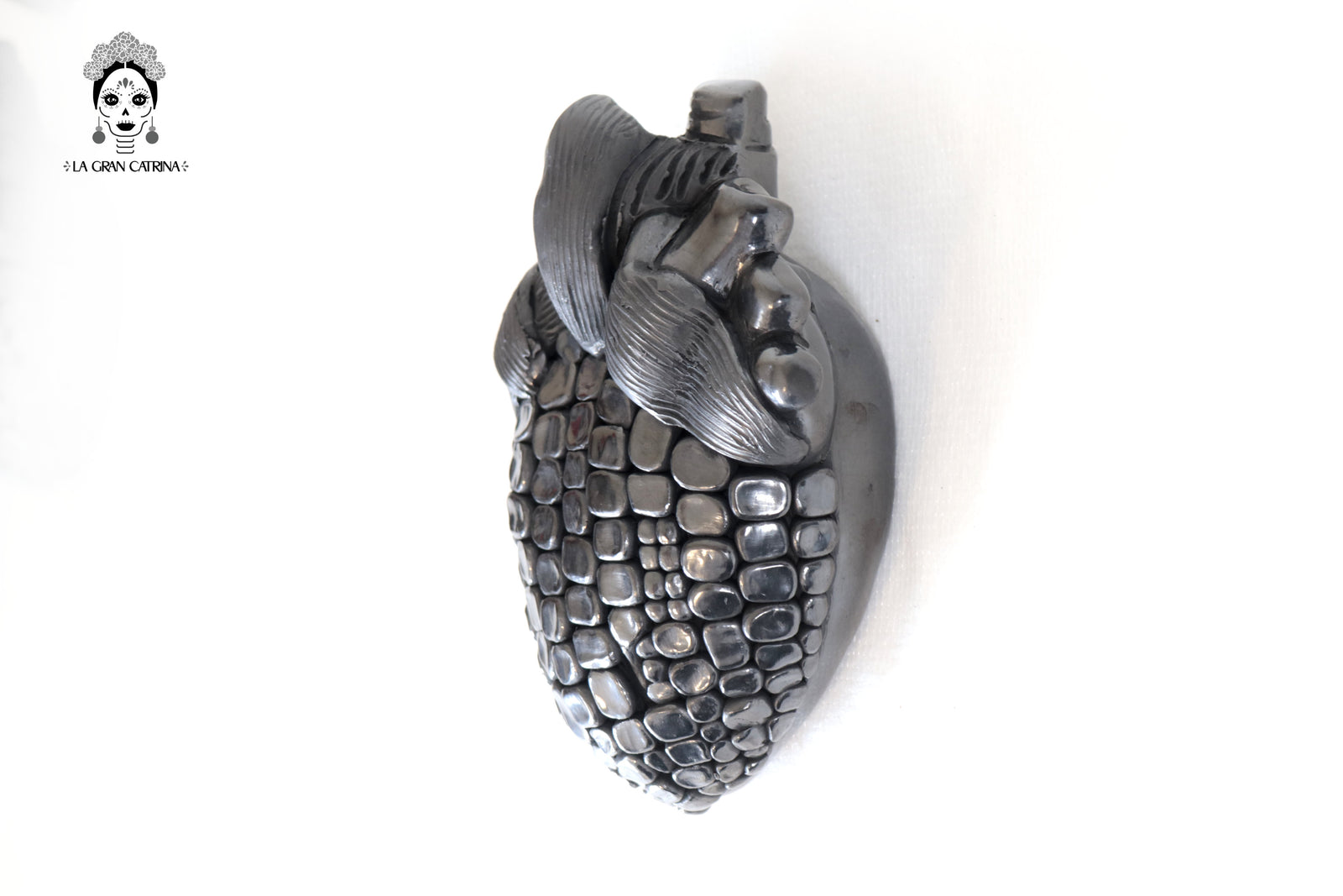 Corazon de Maíz Modelo 2 - Barro Negro de San Bartolo 20 cm. 7.8 in. - En produccion Barro negro