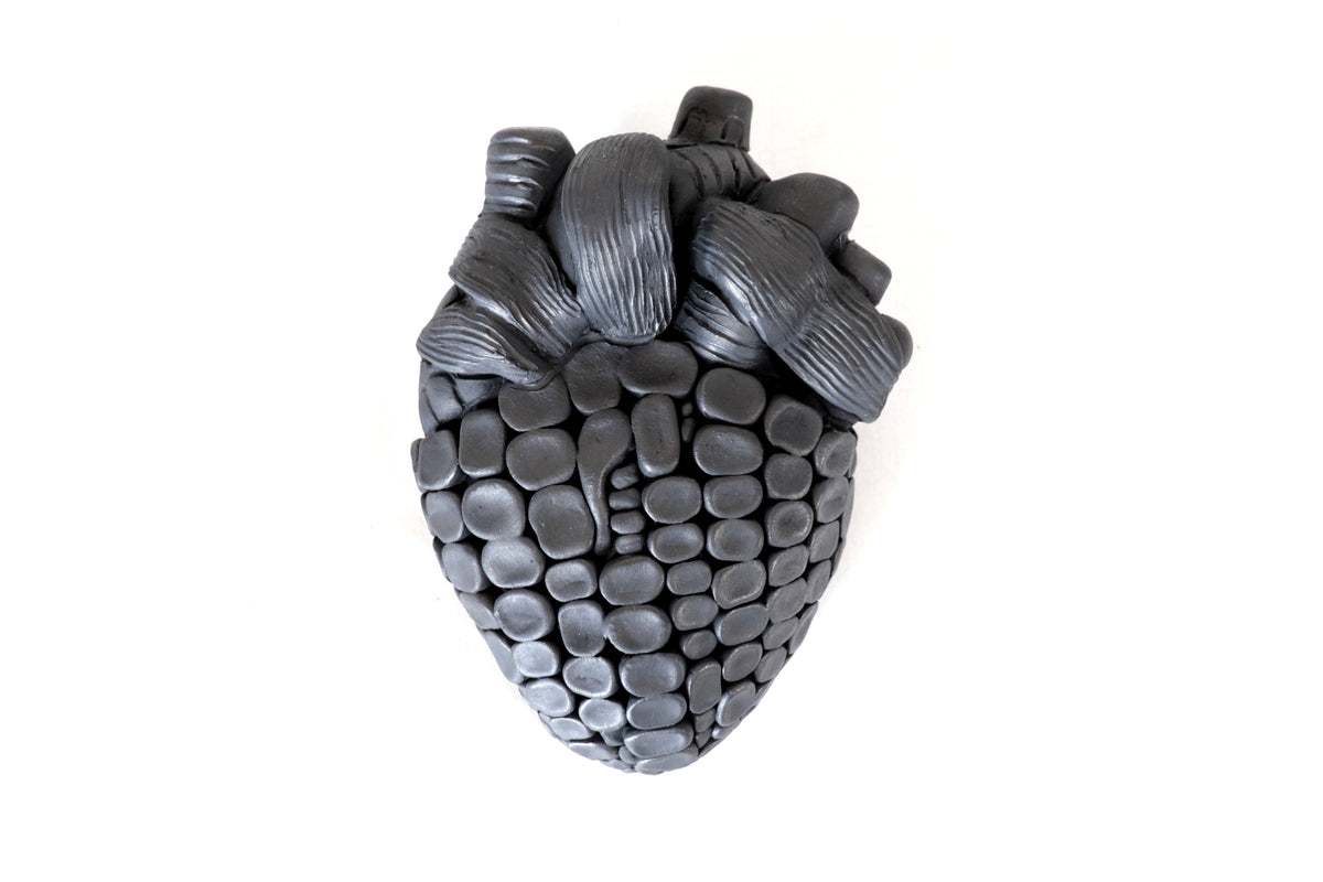Corazon de Maíz Modelo 2 - Barro Negro de San Bartolo 20 cm. 7.8 in. - En produccion Barro negro