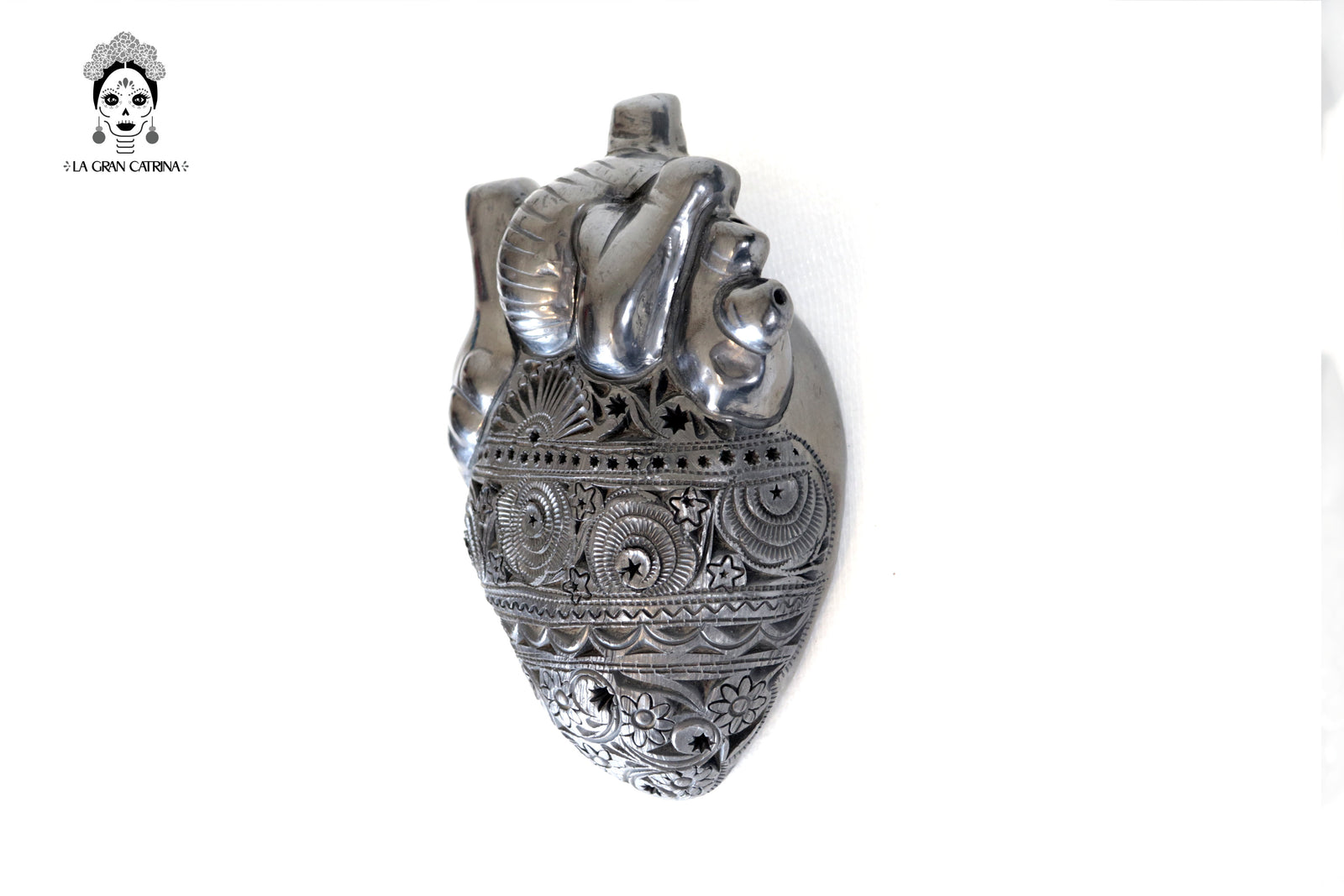 Corazon de Maíz Modelo 4 - Barro Negro de San Bartolo 20 cm. 7.8 in. Barro negro