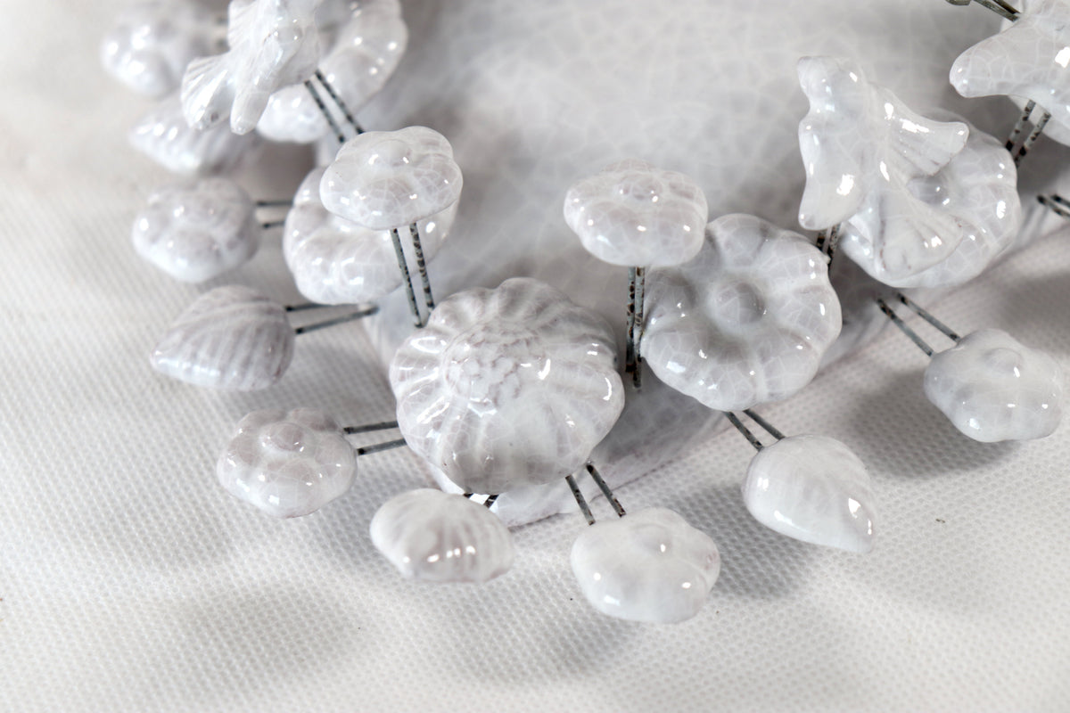 Corazón Blanco - 22 cm 8.6 in.