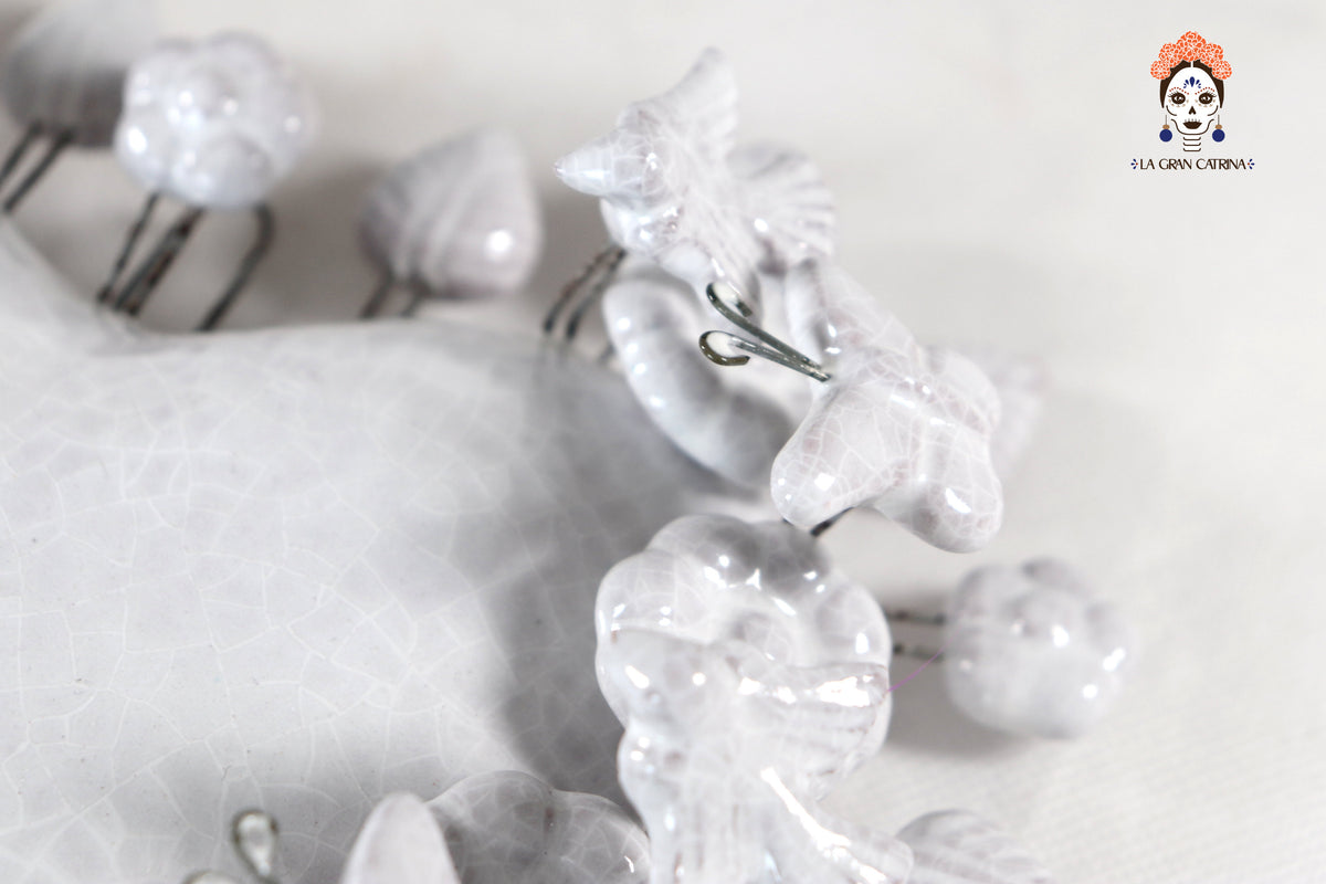 Corazón Blanco - 22 cm 8.6 in.