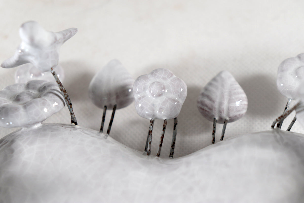 Corazón Blanco - 22 cm 8.6 in.