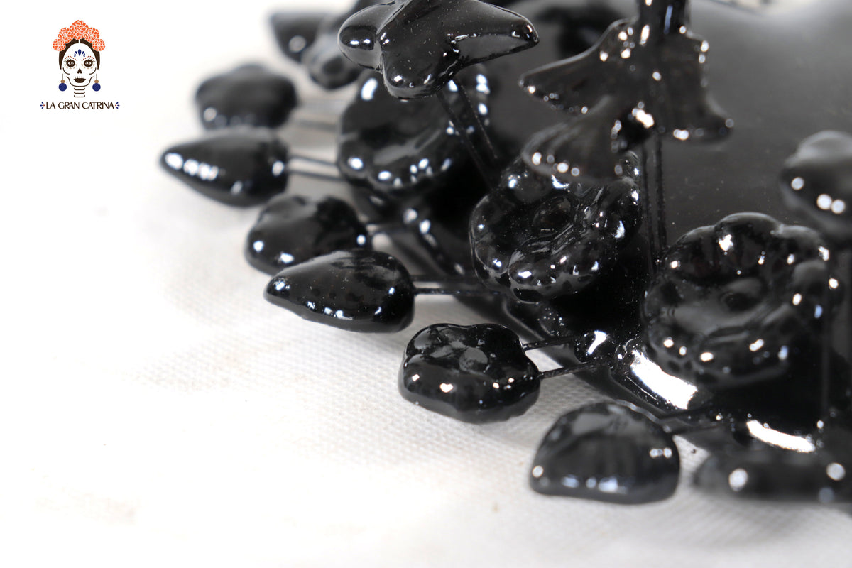 Corazón Negro - 22 cm 8.6 in.