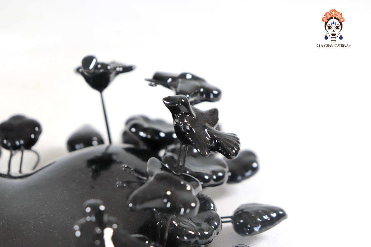 Corazón Negro - 22 cm 8.6 in.