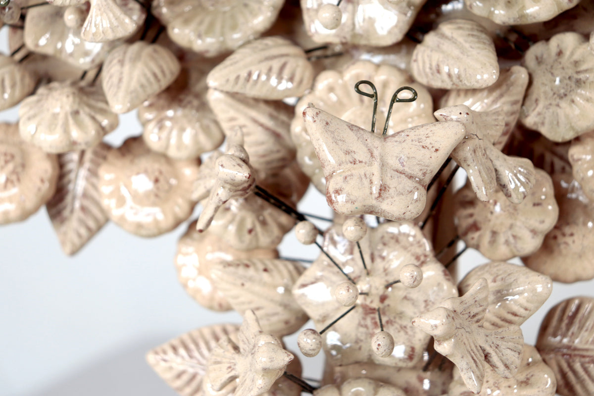 Cruz vintage vidriada de 40.5 cm. 15.9 In.