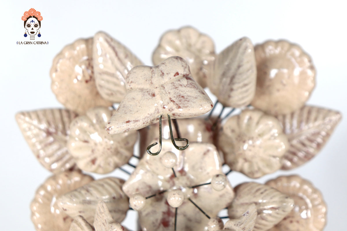 Cruz vintage vidriada de 40.5 cm. 15.9 In.