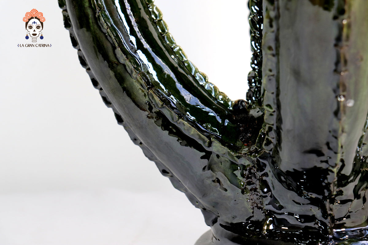 Candelero Nopal Verde Oscuro - 60 cm 23.6 in Candelabros