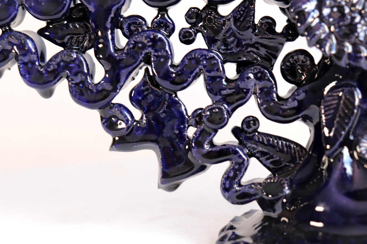 Candelero Azul de 25 velas - 63 cm. 25 in.
