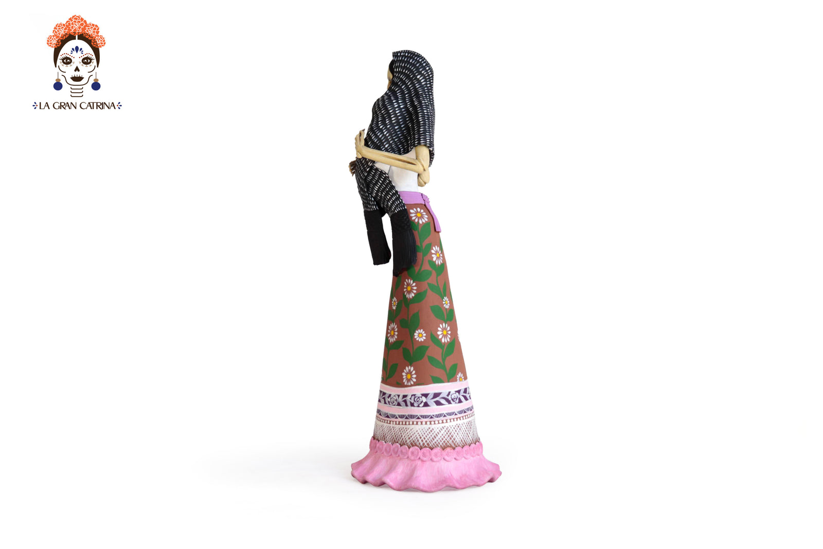 Catrina Mamá con Bebé - 50 cm. 20 in. Catrina
