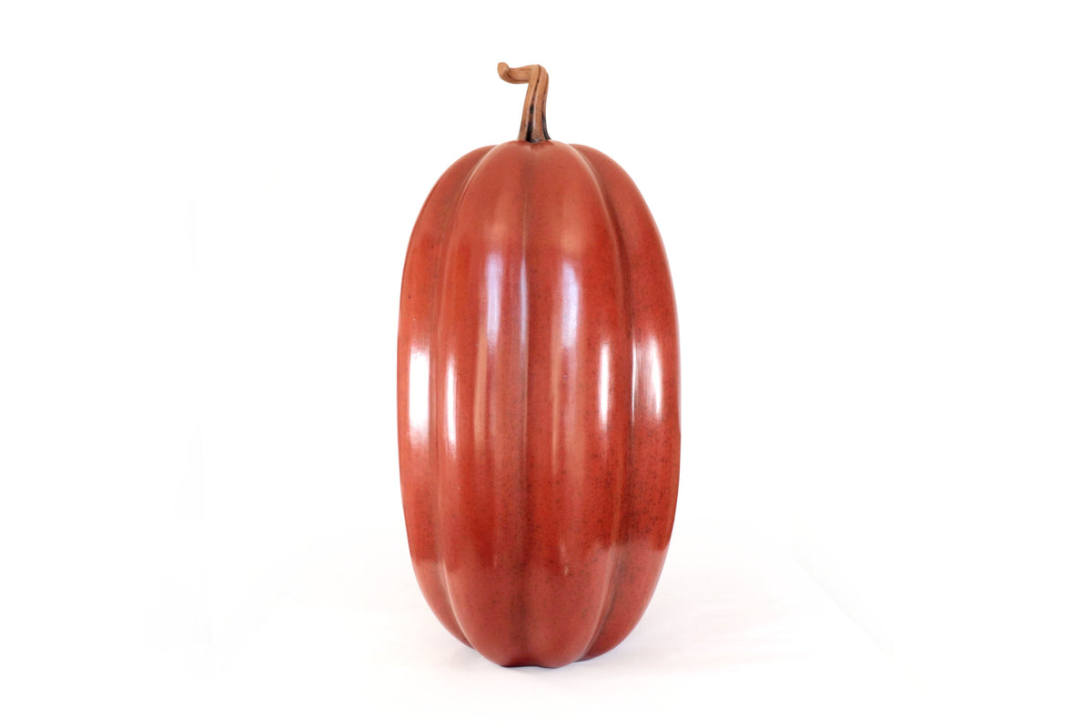 Juego de calabazas rojas grandes Calabaza