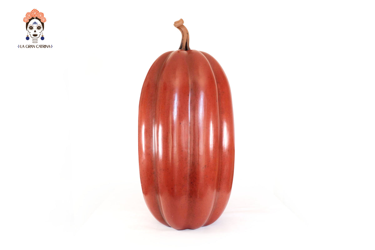 Juego de calabazas rojas grandes Calabaza