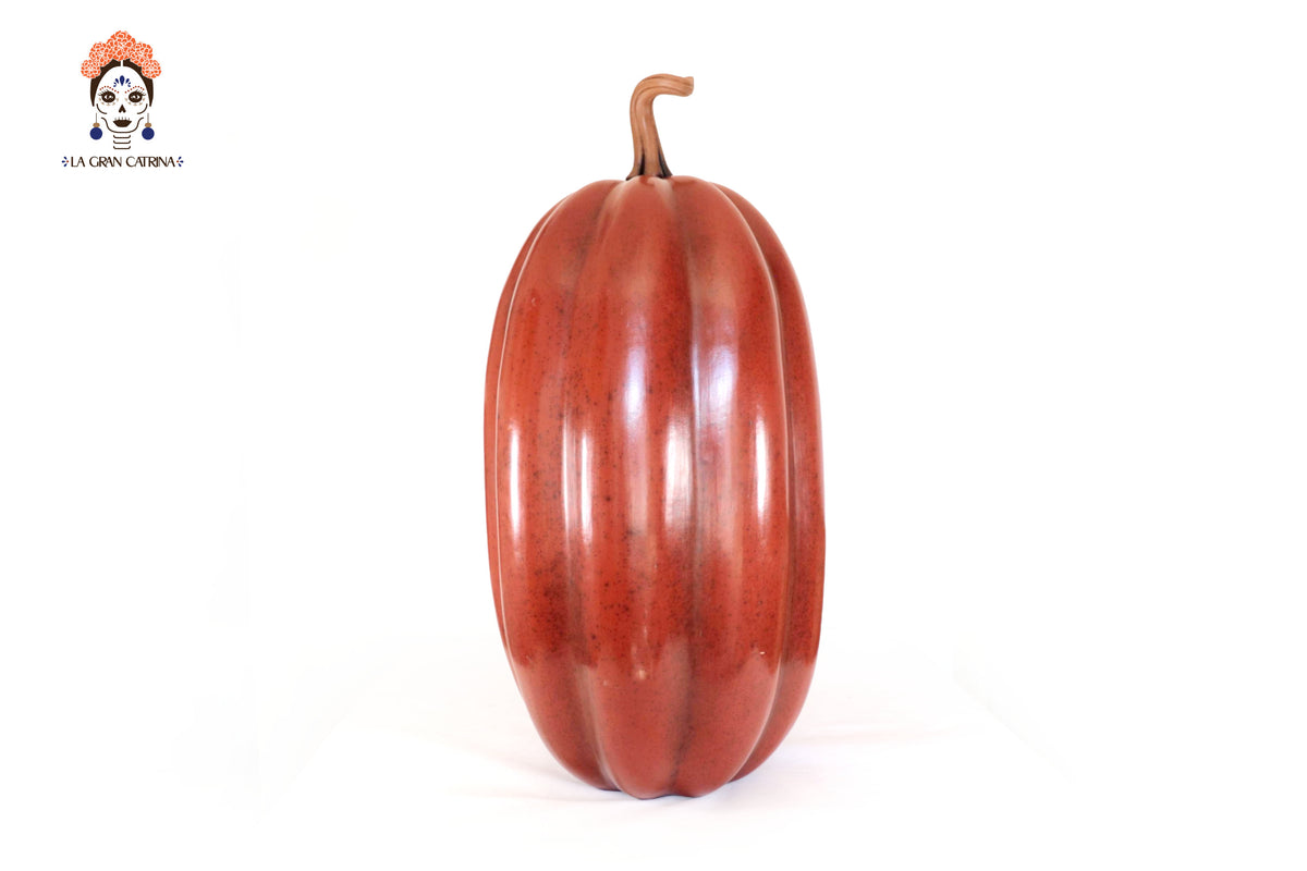 Juego de calabazas rojas grandes Calabaza