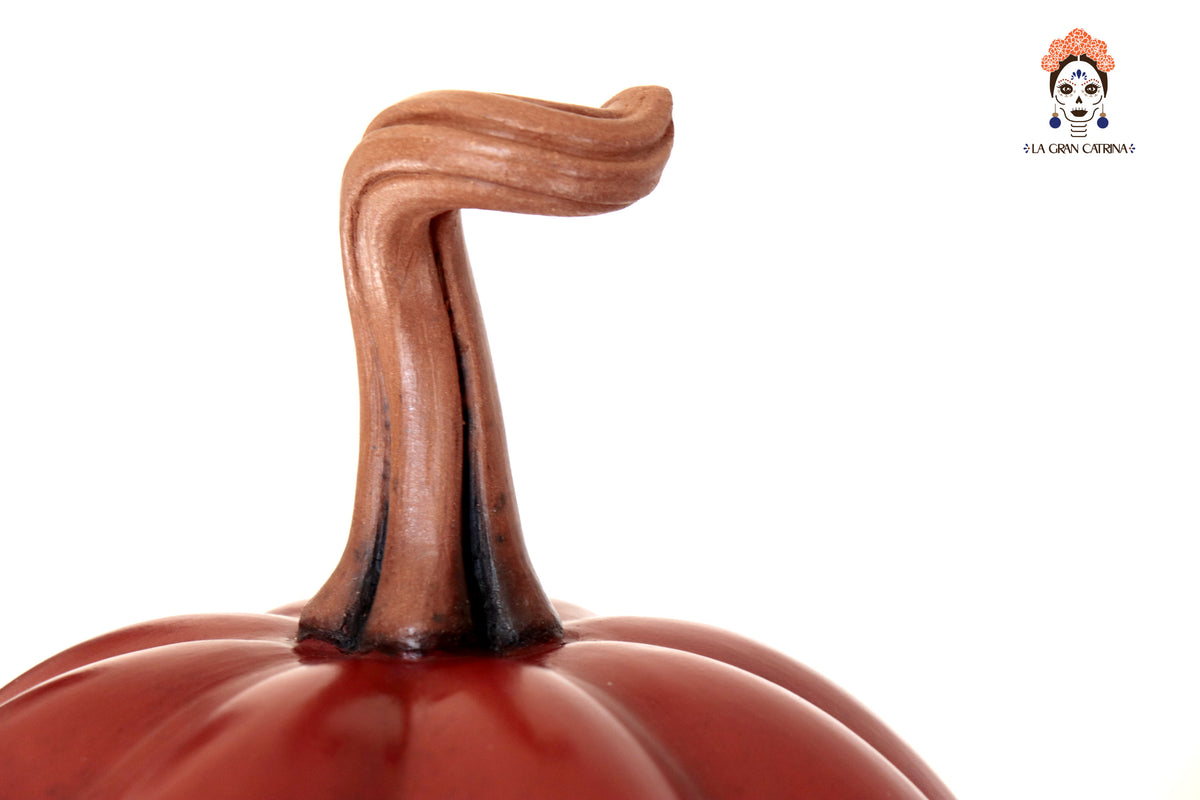 Juego de calabazas rojas grandes Calabaza