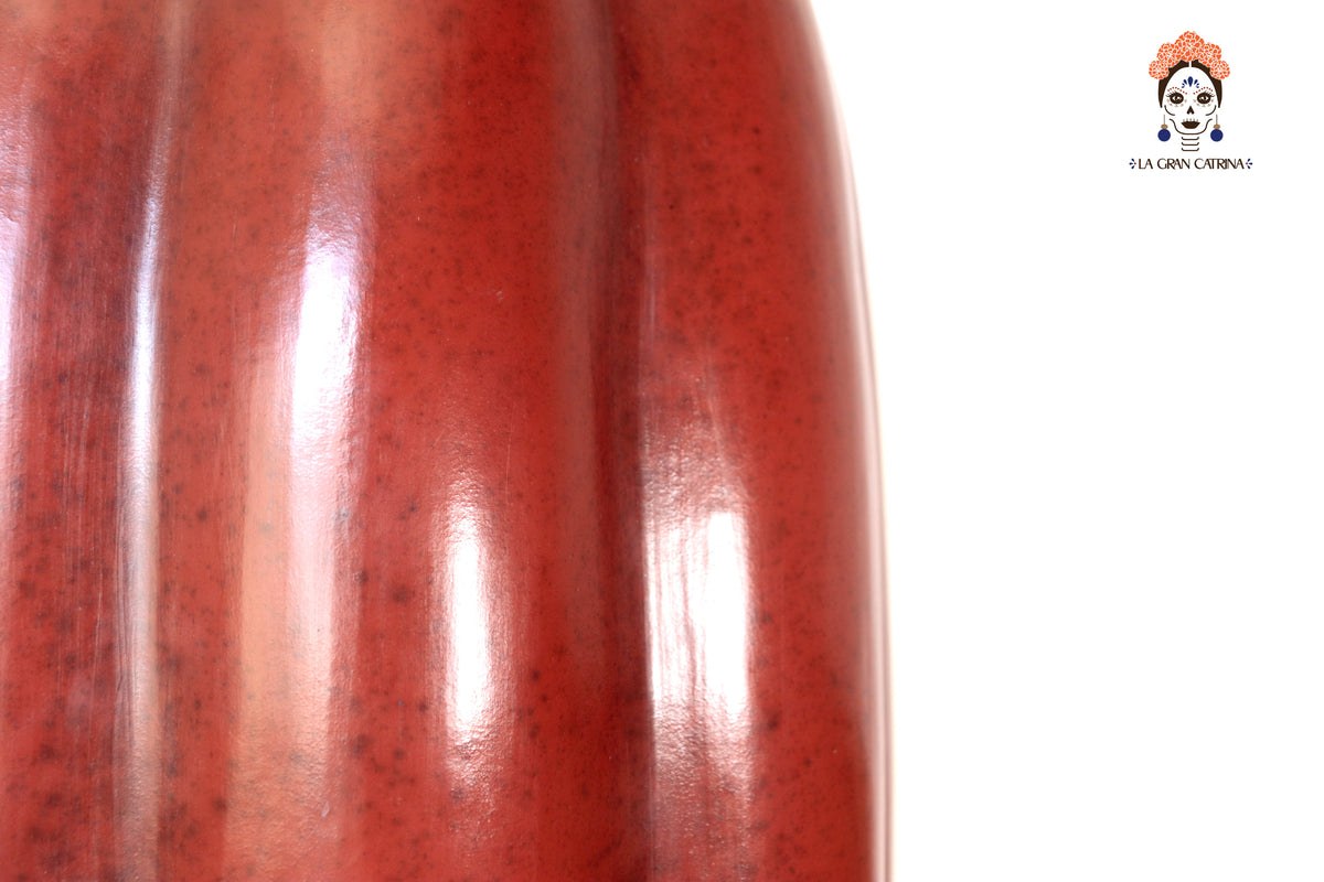Juego de calabazas rojas grandes Calabaza