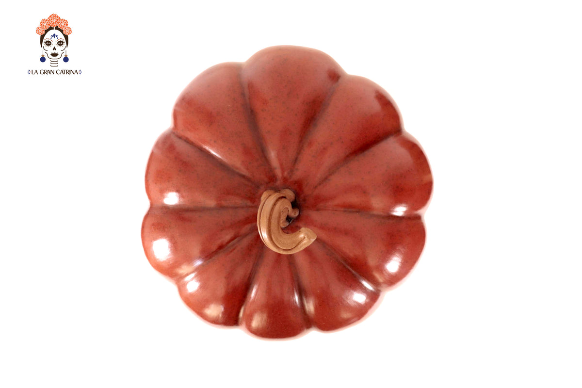 Juego de calabazas rojas grandes Calabaza