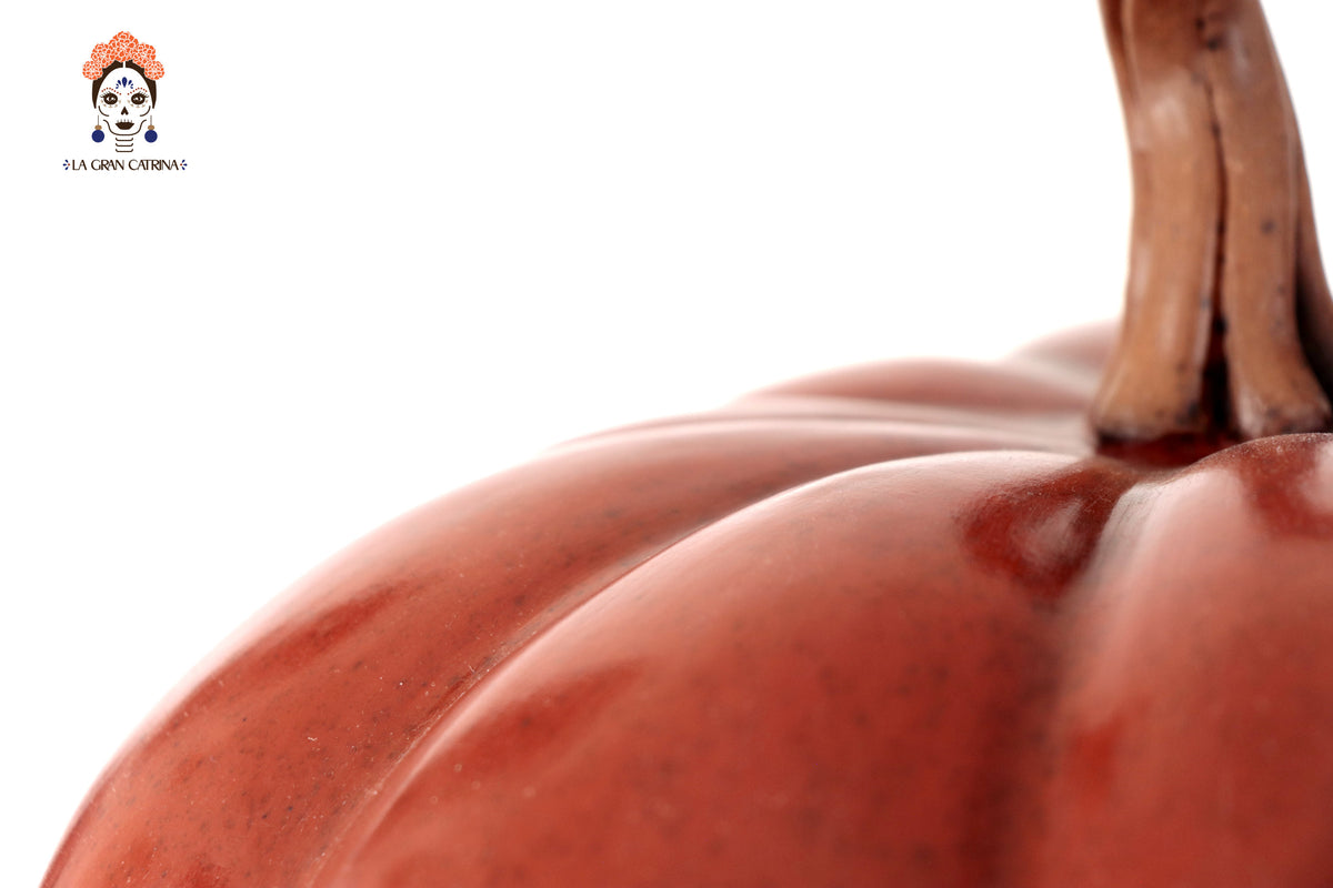 Juego de calabazas rojas grandes Calabaza