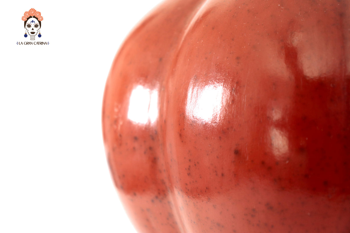 Juego de calabazas rojas grandes Calabaza