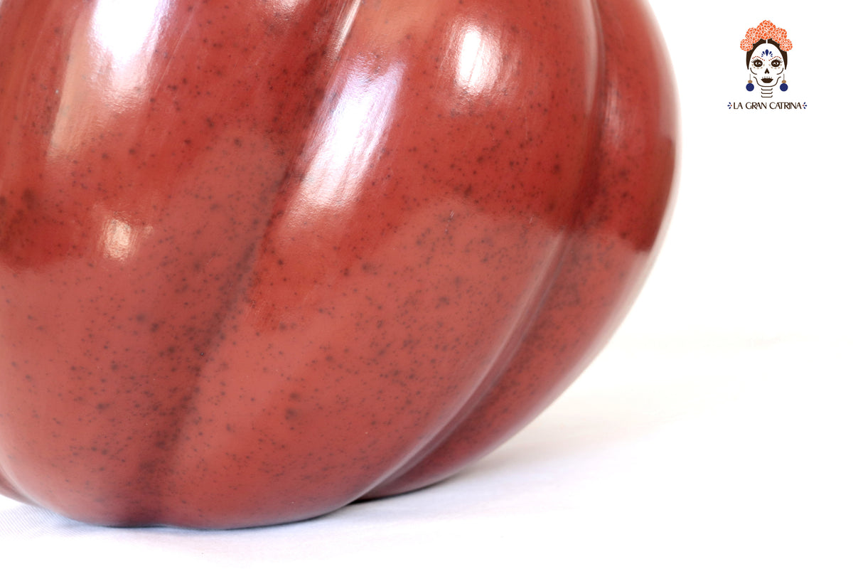 Juego de calabazas rojas grandes Calabaza
