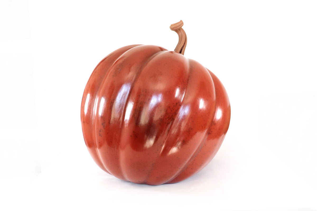 Juego de calabazas rojas grandes Calabaza