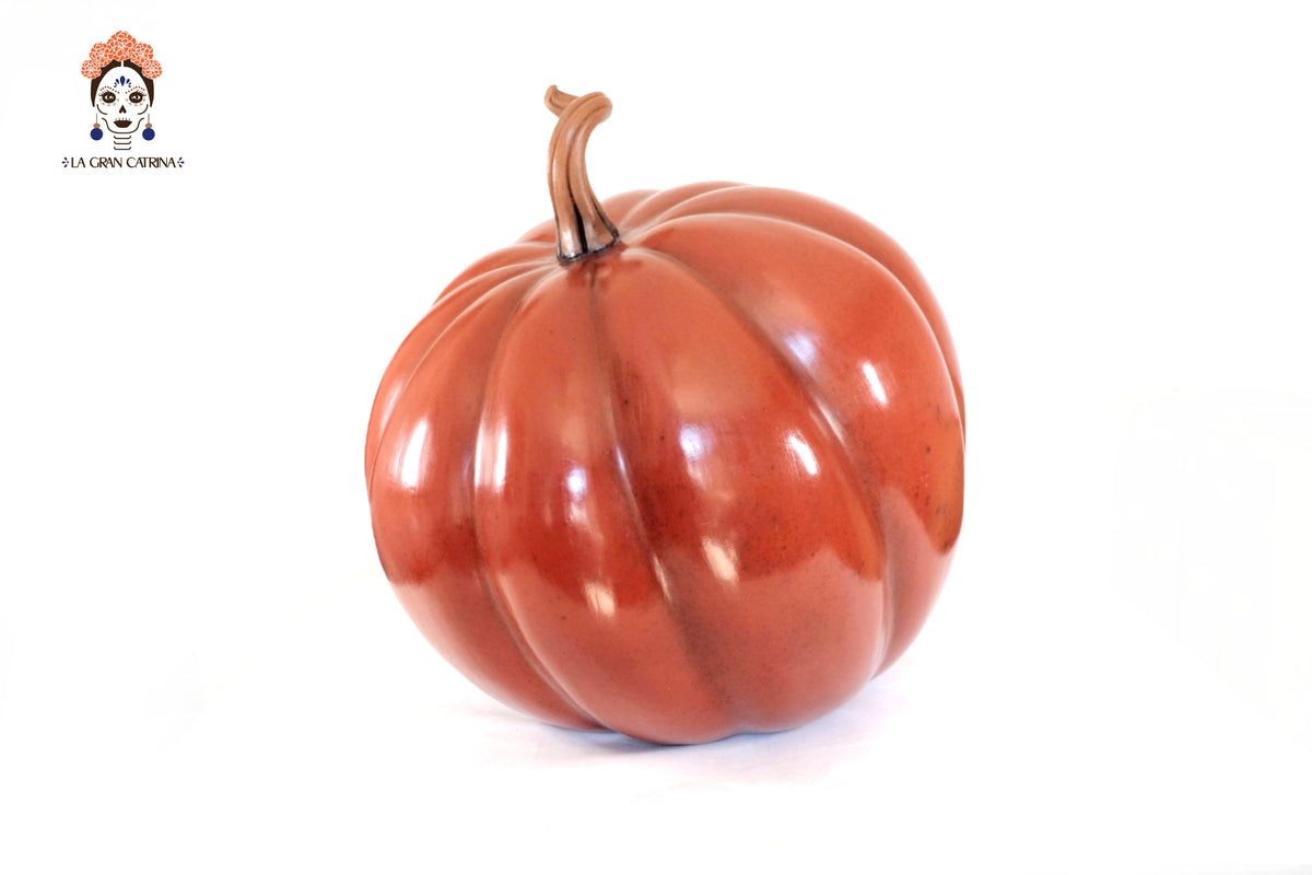 Juego de calabazas rojas grandes Calabaza