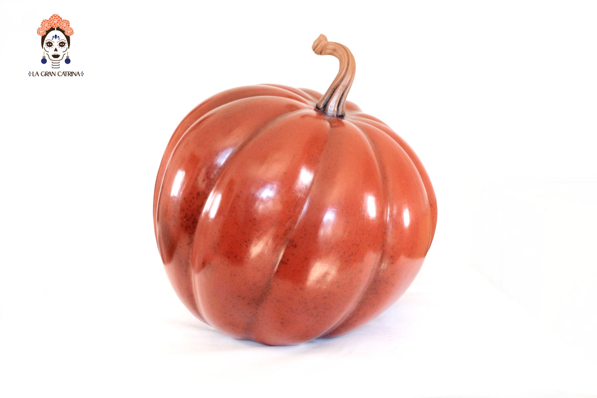 Juego de calabazas rojas grandes Calabaza