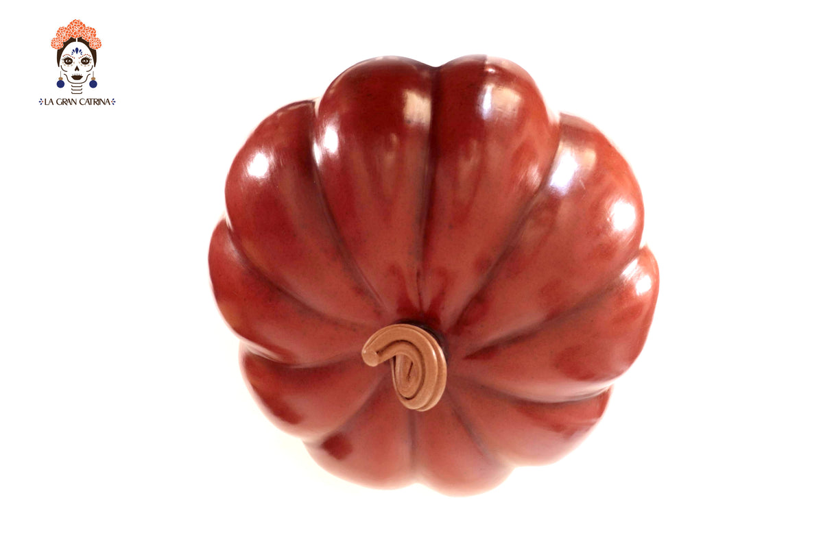 Juego de calabazas rojas grandes Calabaza