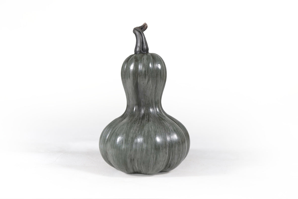 Juego de 3 calabazas gris oscuro - 25 cm. 9.8 in. Calabaza