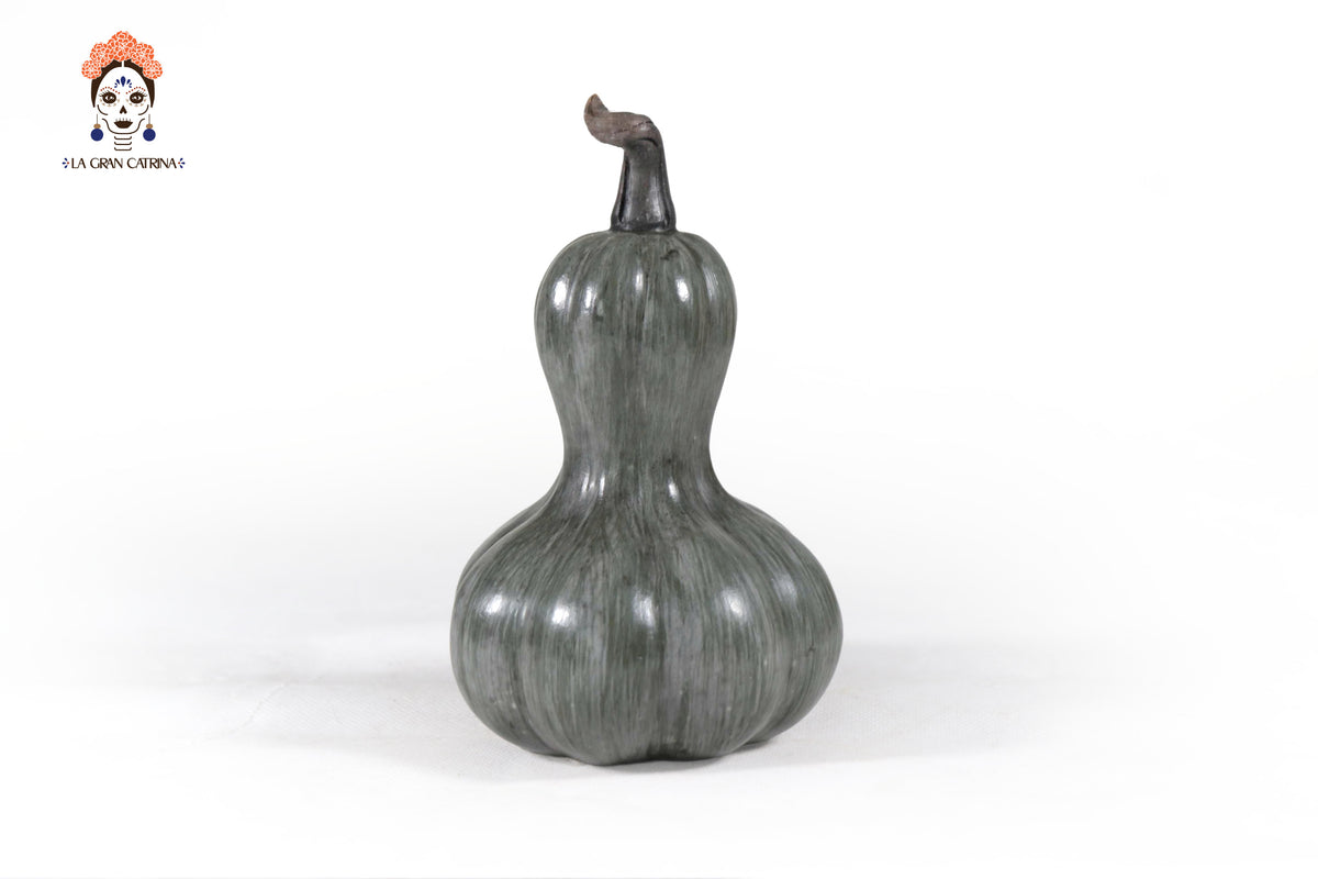 Juego de 3 calabazas gris oscuro - 25 cm. 9.8 in. Calabaza