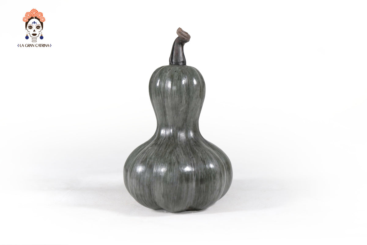 Juego de 3 calabazas gris oscuro - 25 cm. 9.8 in. Calabaza