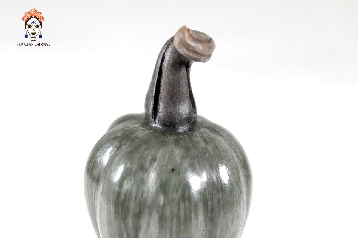 Juego de 3 calabazas gris oscuro - 25 cm. 9.8 in. Calabaza