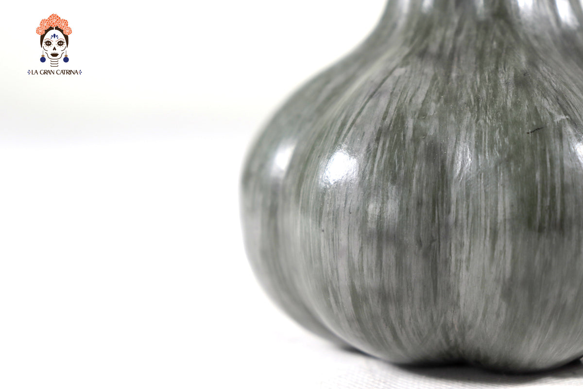 Juego de 3 calabazas gris oscuro - 25 cm. 9.8 in. Calabaza