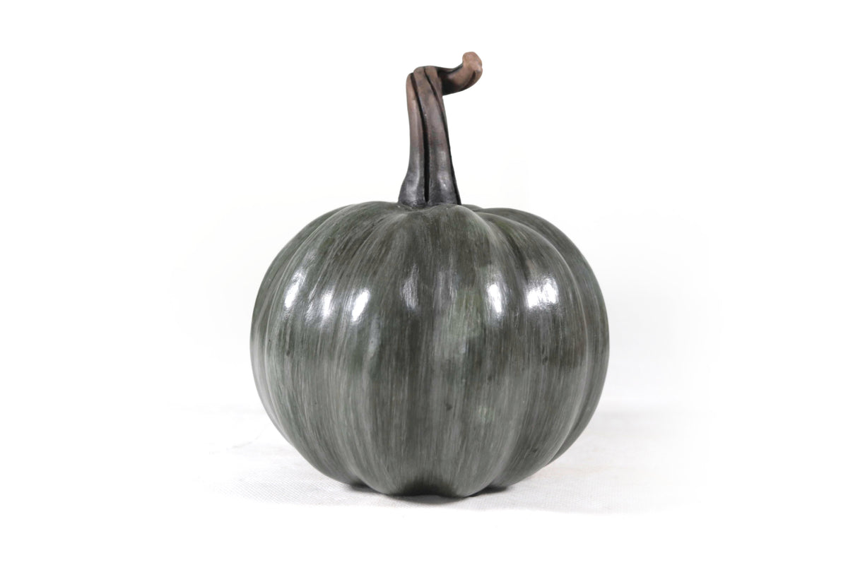 Juego de 3 calabazas gris oscuro - 25 cm. 9.8 in. Calabaza