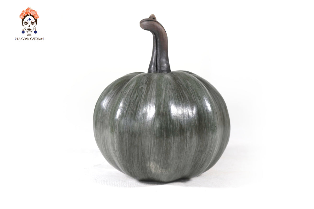 Juego de 3 calabazas gris oscuro - 25 cm. 9.8 in. Calabaza