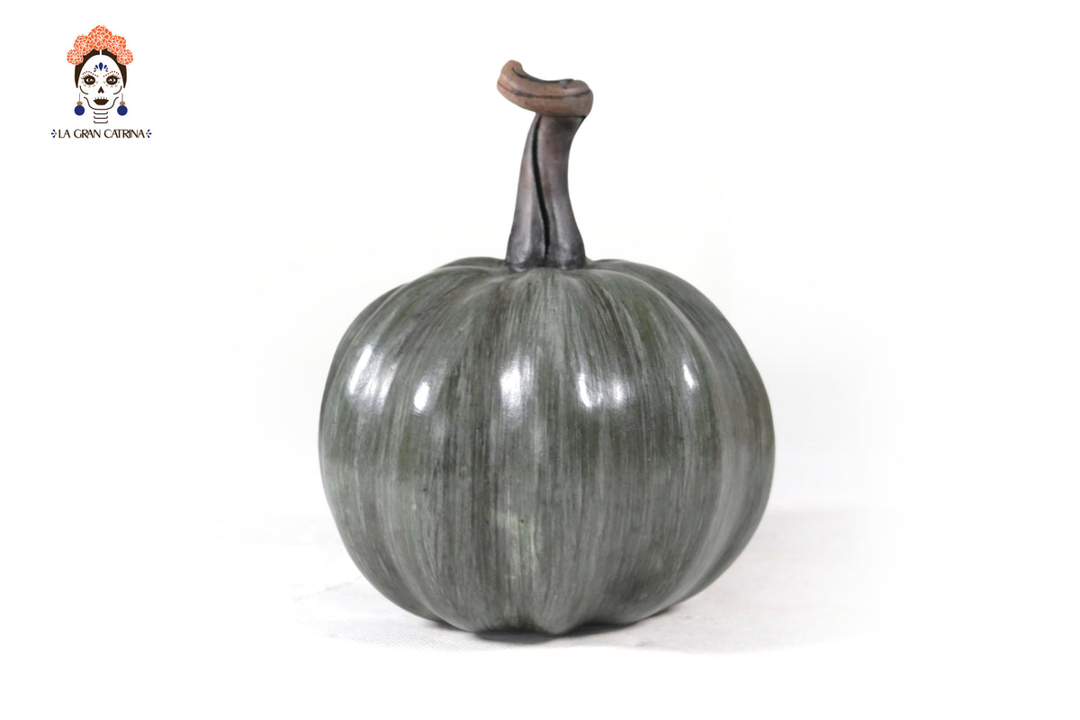 Juego de 3 calabazas gris oscuro - 25 cm. 9.8 in. Calabaza
