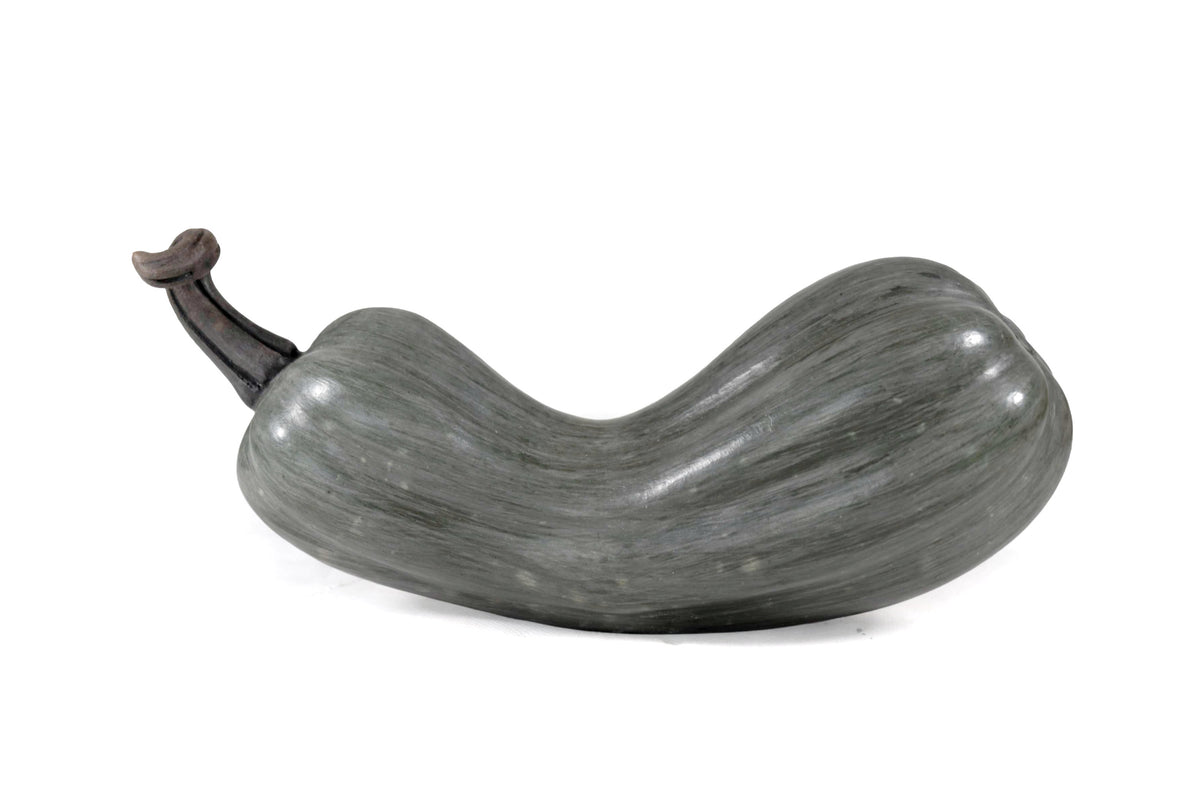 Juego de 3 calabazas gris oscuro - 25 cm. 9.8 in. Calabaza