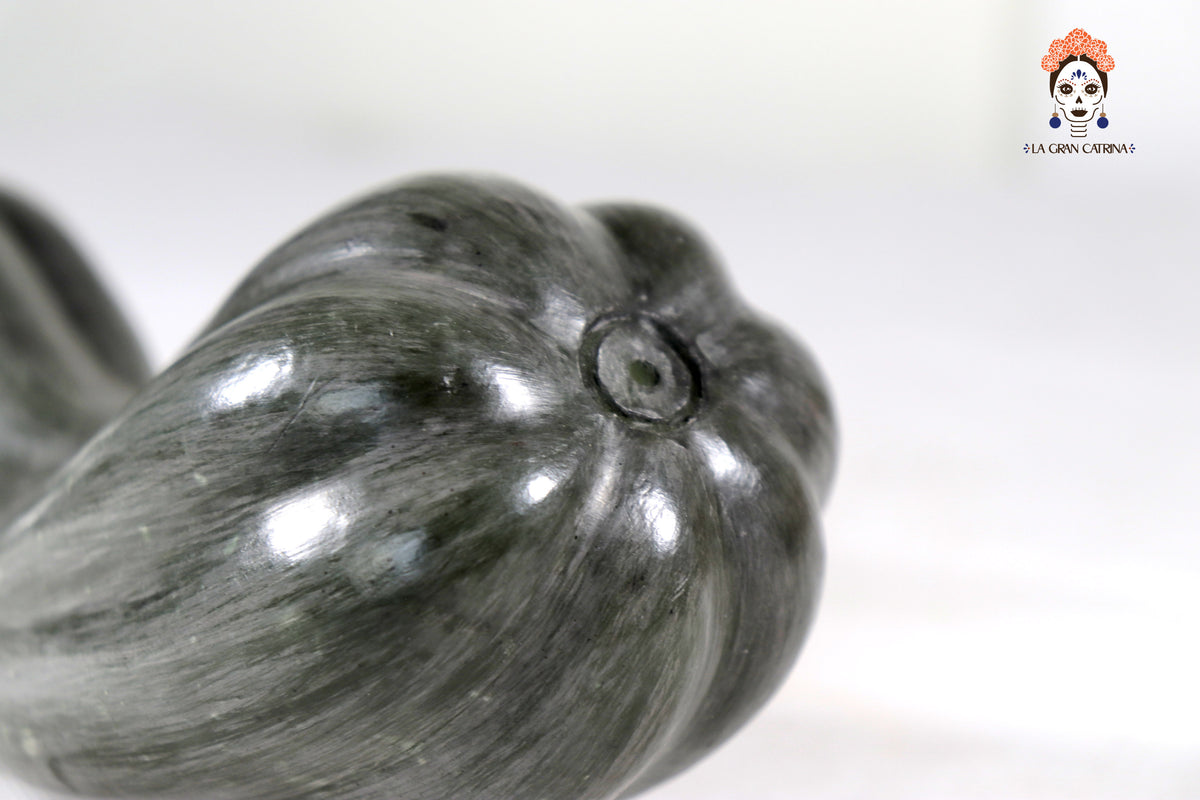 Juego de 3 calabazas gris oscuro - 25 cm. 9.8 in. Calabaza