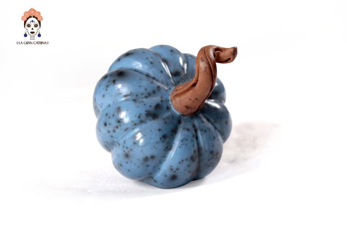 Juego de 3 calabazas azul claro - 25 cm. 9.8 in. Calabaza