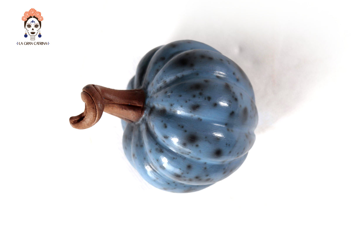 Juego de 3 calabazas azul claro - 25 cm. 9.8 in. Calabaza